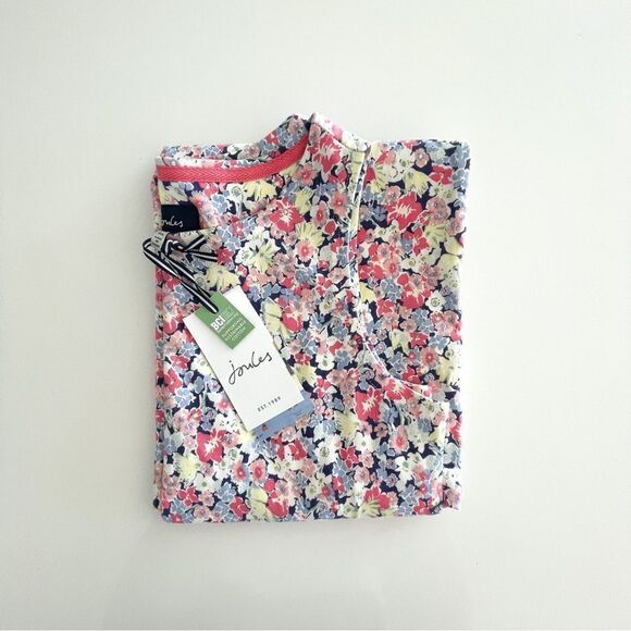 Joules Riva Floral Shift Dress Navy Ditsy Cotton Women's 6 NWT Pull On - Picture 10 of 10